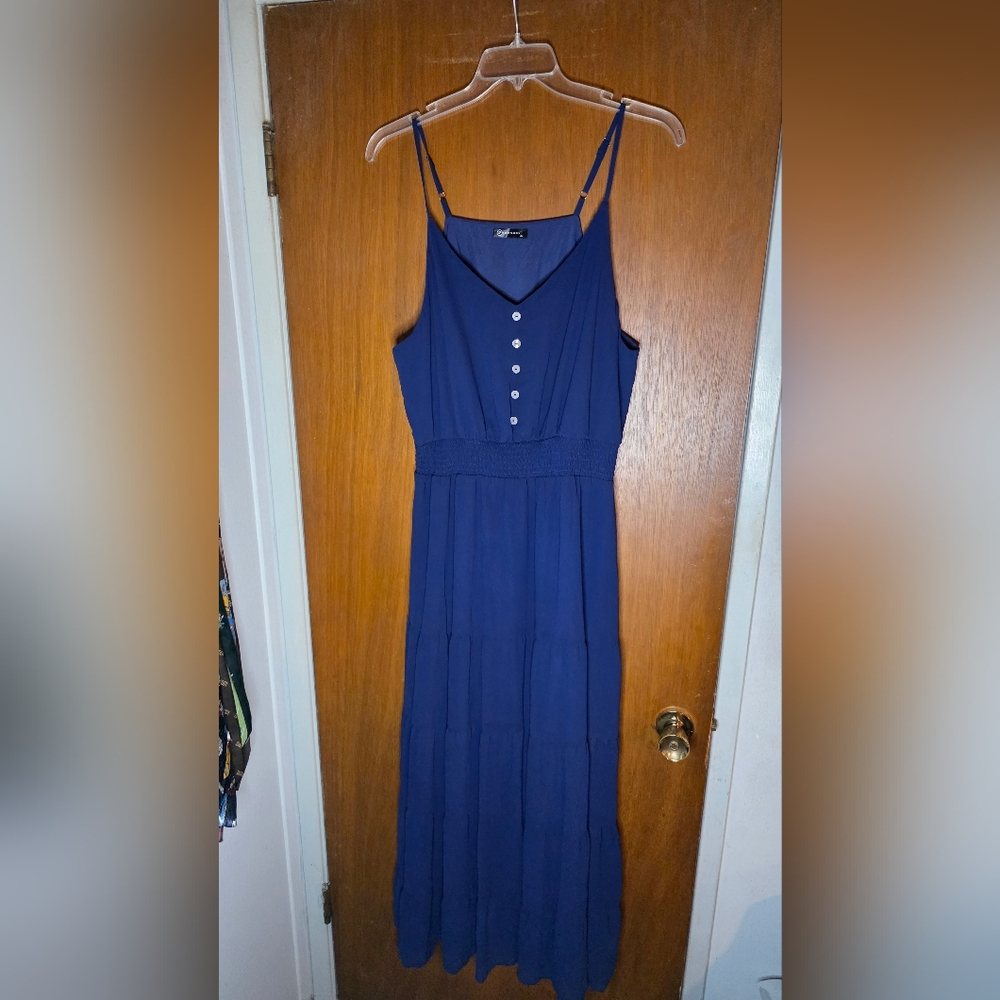PRETTYGARDEN Navy Blue Maxi Dress Women’s XL